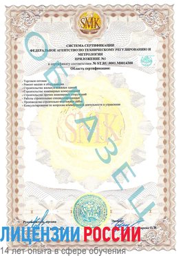 Образец сертификата соответствия (приложение) Домодедово Сертификат OHSAS 18001